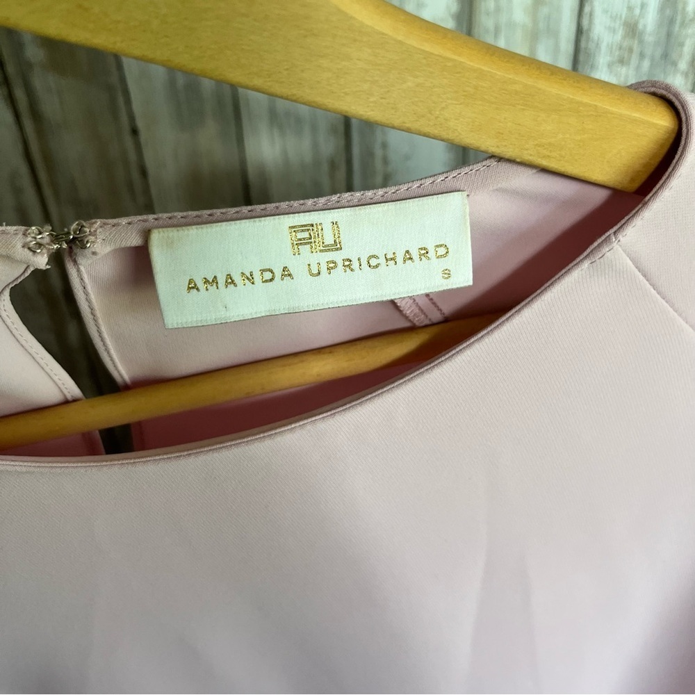 Amanda Uprichard Lavender Open Tie Shoulder/Arm Blouse - Picture 4 of 4